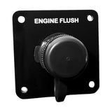 Flushmaster Vertical Single Outlet Flush Port Reroute  Black Acrylic  12 Barb SMQCR1BV12