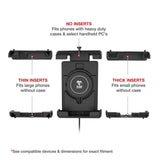 Ram Mount RAM QuickGrip Pro XL wBall  Qi2 15W Wireless Charger RAMHOLPD7BW2MU