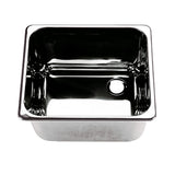Scandvik Rectangular Sink Stainless Steel  Right Side Drain 10224
