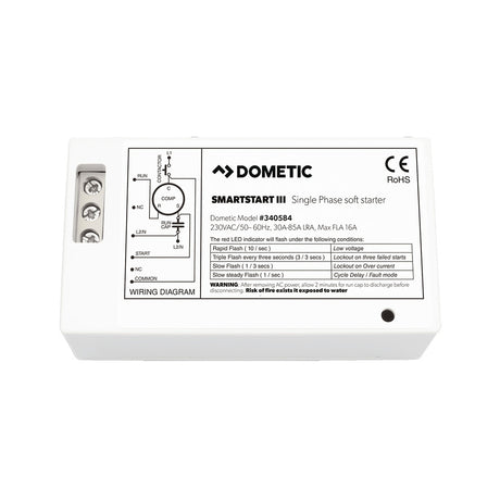 Dometic SmartStart III Single Phase Soft Starter f115V GT6 Marine Air Conditioner 9610002998