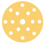 RUPES MULTIPURPOSE Paper Abrasive Discs 150mm 6  15 Holes  P220 Grit Box of 100pcs 945PD220