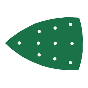 RUPES PROCUT Film Delta Abrasive Sheet 100mm x150mm 4 x 6  10 Holes  P320 Grit Box of 100pcs 945FA320