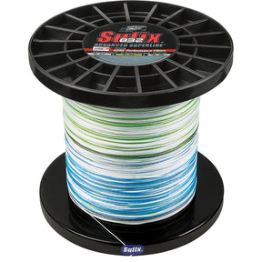 Sufix 832 Advanced Superline Bulk Metered 3000yds 130lb White  Neon Lime  Blue 6604130GHLCC