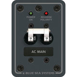 Blue Sea 8079 AC Main Only Circuit Breaker Panel  White Switches