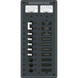 Blue Sea 8074 AC Main 8 Positions Toggle Circuit Breaker Panel  White Switches
