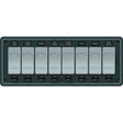 Blue Sea 8261 Waterproof Panel 8 Position  Slate Grey