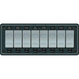 Blue Sea 8261 Waterproof Panel 8 Position  Slate Grey