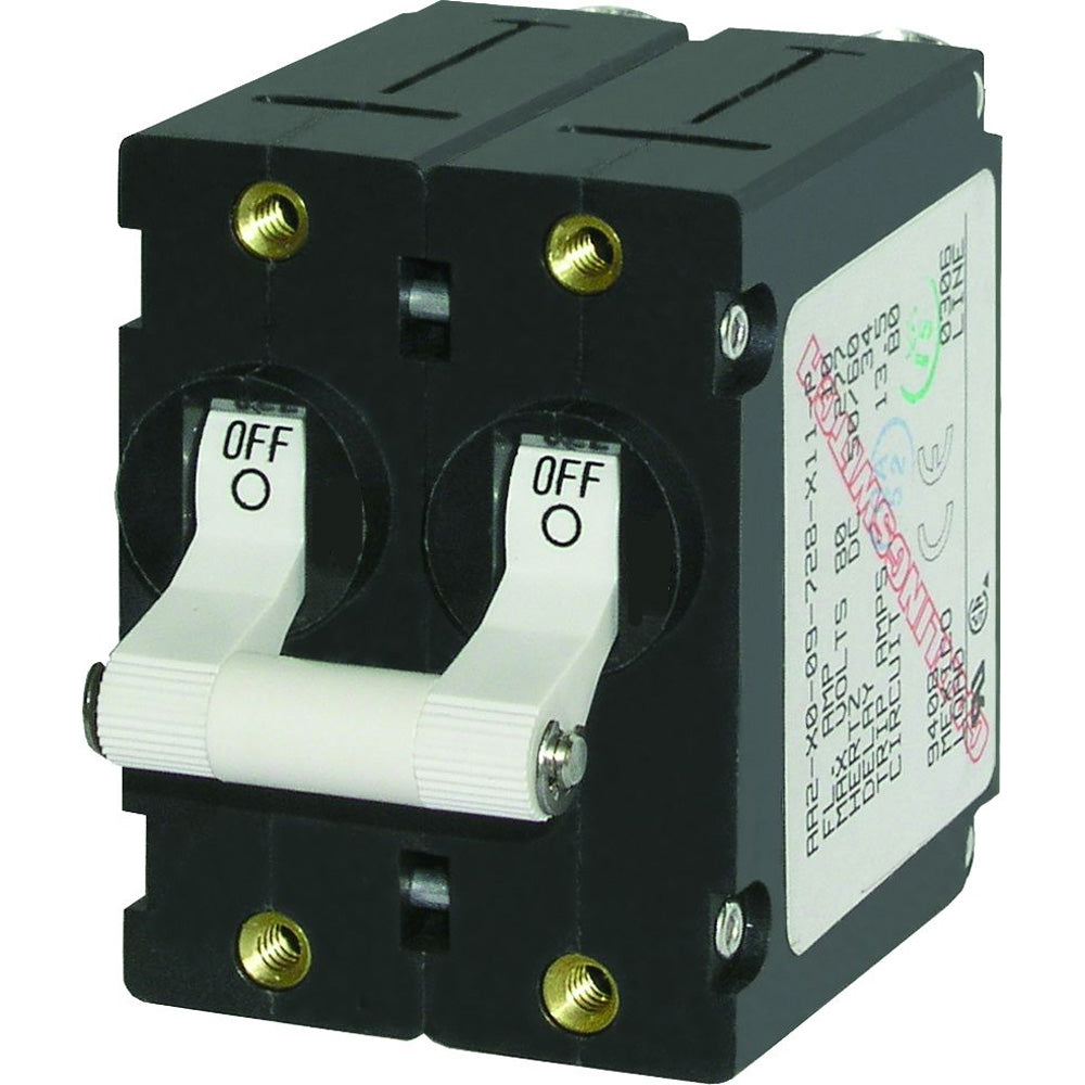Blue Sea 7260 ASeries Double Pole Toggle  20AMP  White