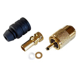 Shakespeare PL2598XG SolderType Connector wUG176 Adapter  DooDadreg Cable Strain Relief fRG8X Coax