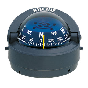 Ritchie S53G Explorer Compass  Surface Mount  Gray