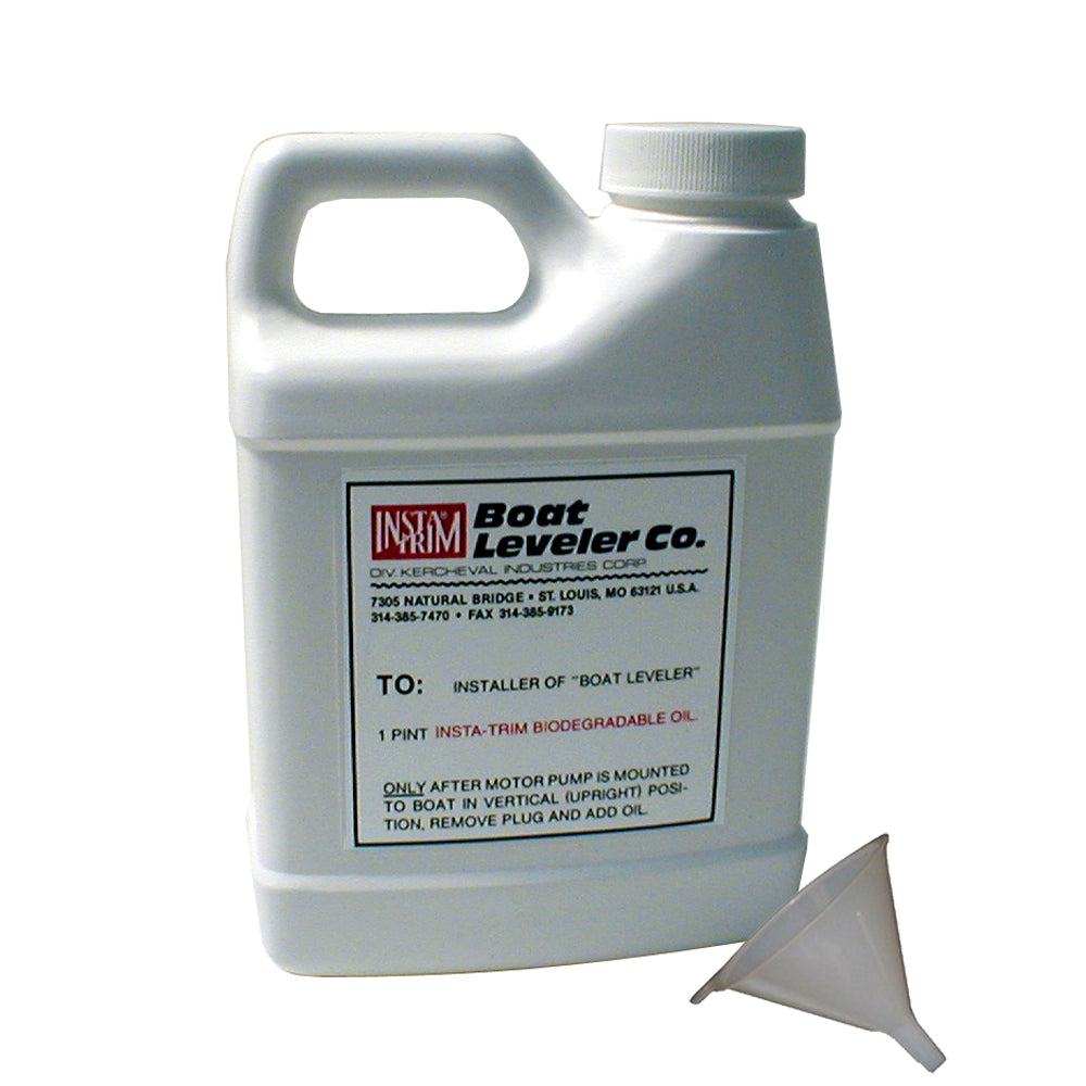 Boat Leveler Oil  Funnel Kit