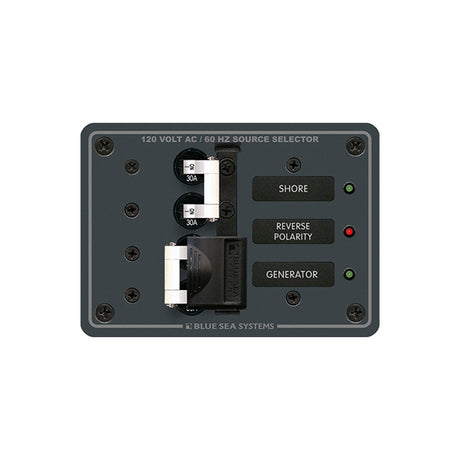 Blue Sea 8032 AC Toggle Source Selector 120V AC  30AMP  White Switches