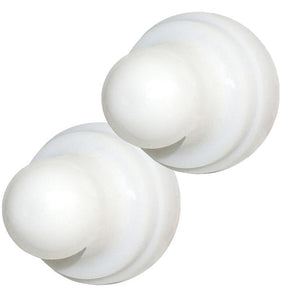Blue Sea 4136 Push Button Reset Only Circuit Breaker Boot  White  2Pack