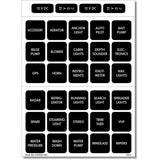 Blue Sea 4215 Square Format Label Set  30