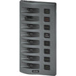 Blue Sea 4308 WeatherDeck Water Resistant Fuse Panel  8 Position  Grey
