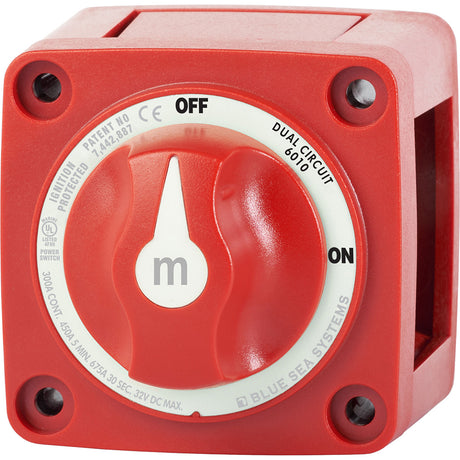 Blue Sea 6010 mSeries Mini Battery Switch Dual Circuit