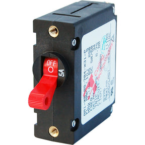 Blue Sea 7201 ACDC Single Pole Magnetic World Circuit Breaker    5 AMP
