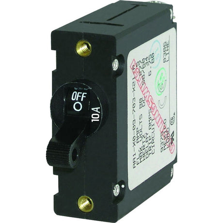 Blue Sea 7204 AC  DC Single Pole Magnetic World Circuit Breaker  10 Amp