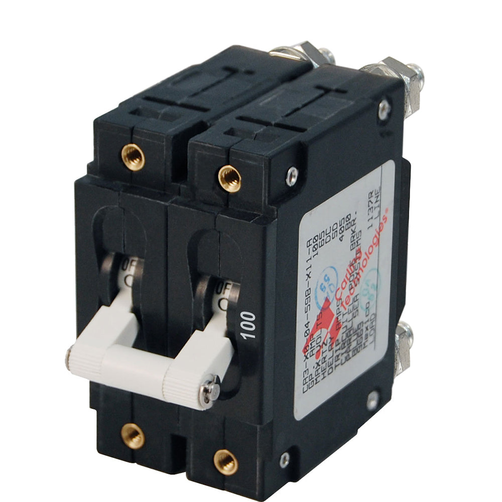 Blue Sea 7258 CSeries Double Pole Circuit Breaker  100A