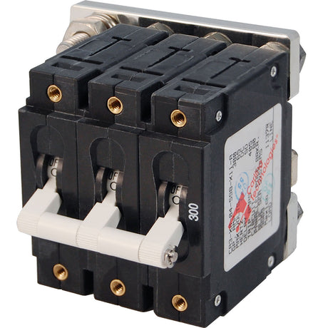 Blue Sea 7271 300A CSeries Triple Pole Toggle DC Circuit Breaker