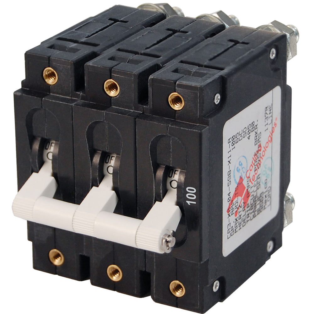 Blue Sea 7290 CSeries Triple Pole Circuit Breaker  100A
