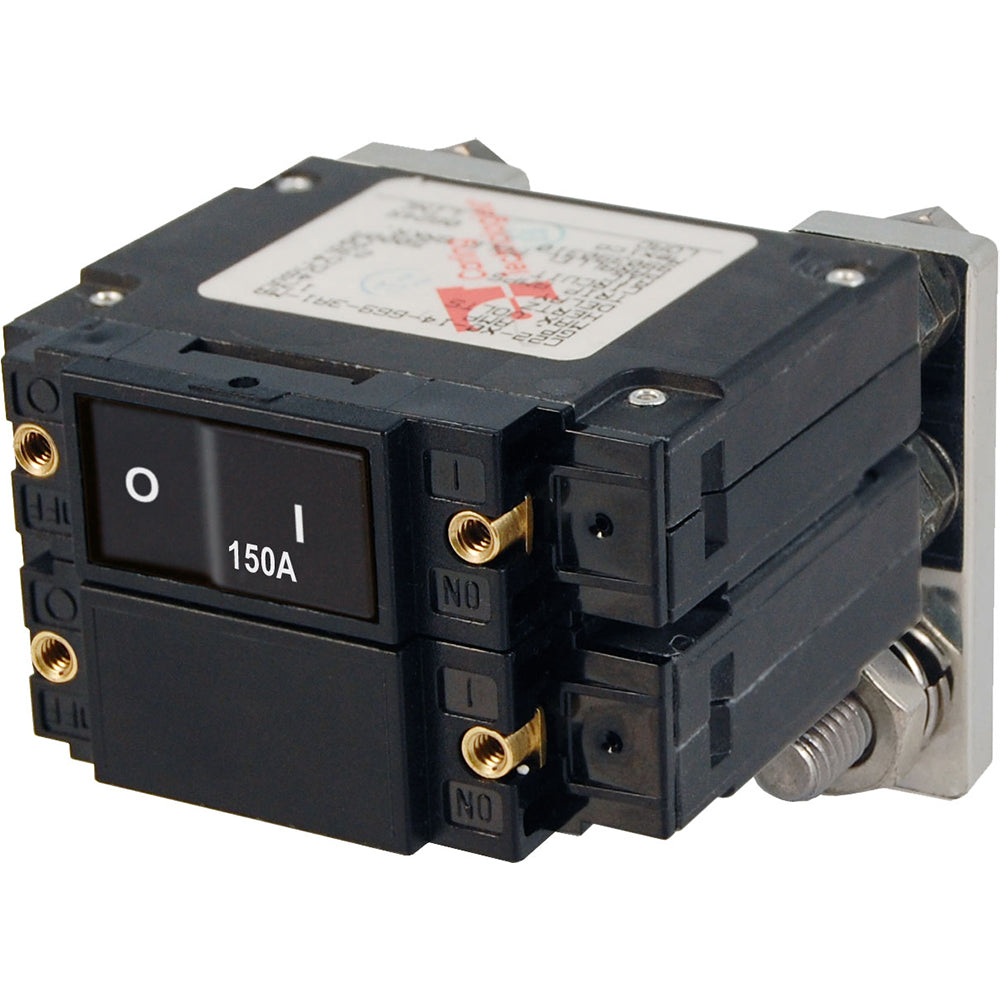 Blue Sea 7475 CSeries Flat Rocker Circuit Breakers Single and Double Pole    150 Amp