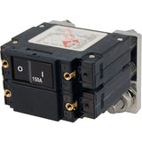 Blue Sea 7475 CSeries Flat Rocker Circuit Breakers Single and Double Pole    150 Amp