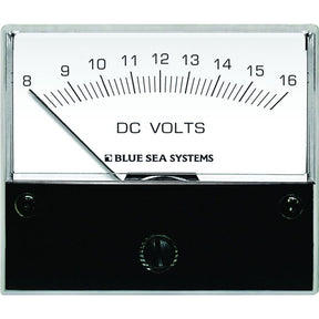 Blue Sea 8003 DC Analog Voltmeter  234 Face 816 Volts DC