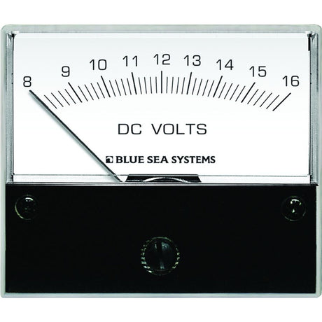 Blue Sea 8003 DC Analog Voltmeter  234 Face 816 Volts DC