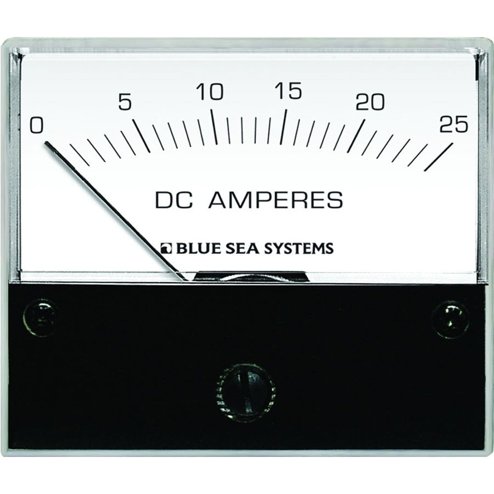 Blue Sea 8005 DC Analog Ammeter  234 Face 025 Amperes DC