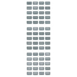 Blue Sea 8217 Grey Small Format Label Kit  60 Labels