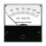 Blue Sea 8244 AC Analog Micro Voltmeter  2 Face 0150 Volts AC