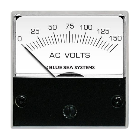 Blue Sea 8244 AC Analog Micro Voltmeter  2 Face 0150 Volts AC