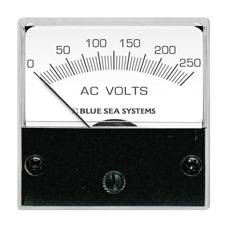 Blue Sea 8245 AC Analog Micro Voltmeter  2 Face 0250 Volts AC