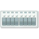 Blue Sea 8271 Water Resistant Panel  8 Position  White  Horizontal Mount