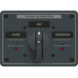 Blue Sea 8365 AC Rotary Switch Panel 65 Ampere 2 Positions  OFF 2 Pole