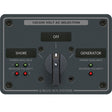 Blue Sea 8386 AC Rotary Switch Panel 30 Ampere 2 Positon  OFF 4 Pole