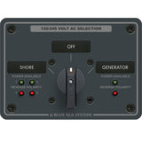 Blue Sea 8386 AC Rotary Switch Panel 30 Ampere 2 Positon  OFF 4 Pole