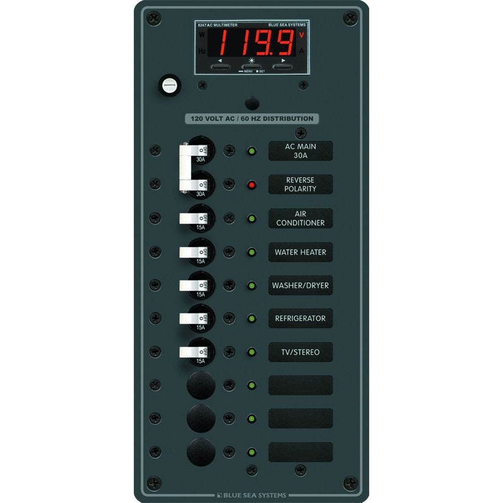 Blue Sea 8406 AC Main  8 Positions