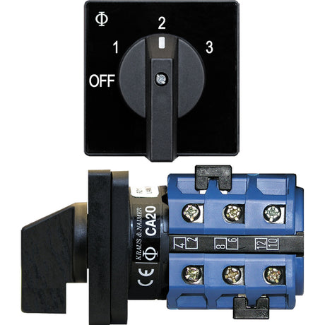 Blue Sea 9010 Switch AV 120VAC 32A OFF 3 Positions