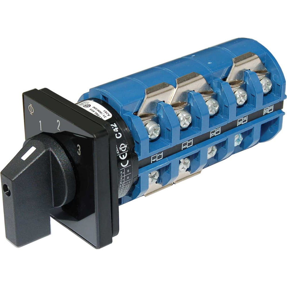 Blue Sea 9077 Switch AC 240VAC 63A OFF 3 Positions