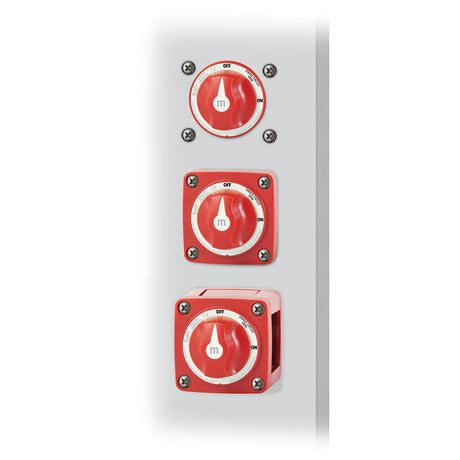 Blue Sea 6006 mSeries Mini Battery Switch Single Circuit ONOFF Red