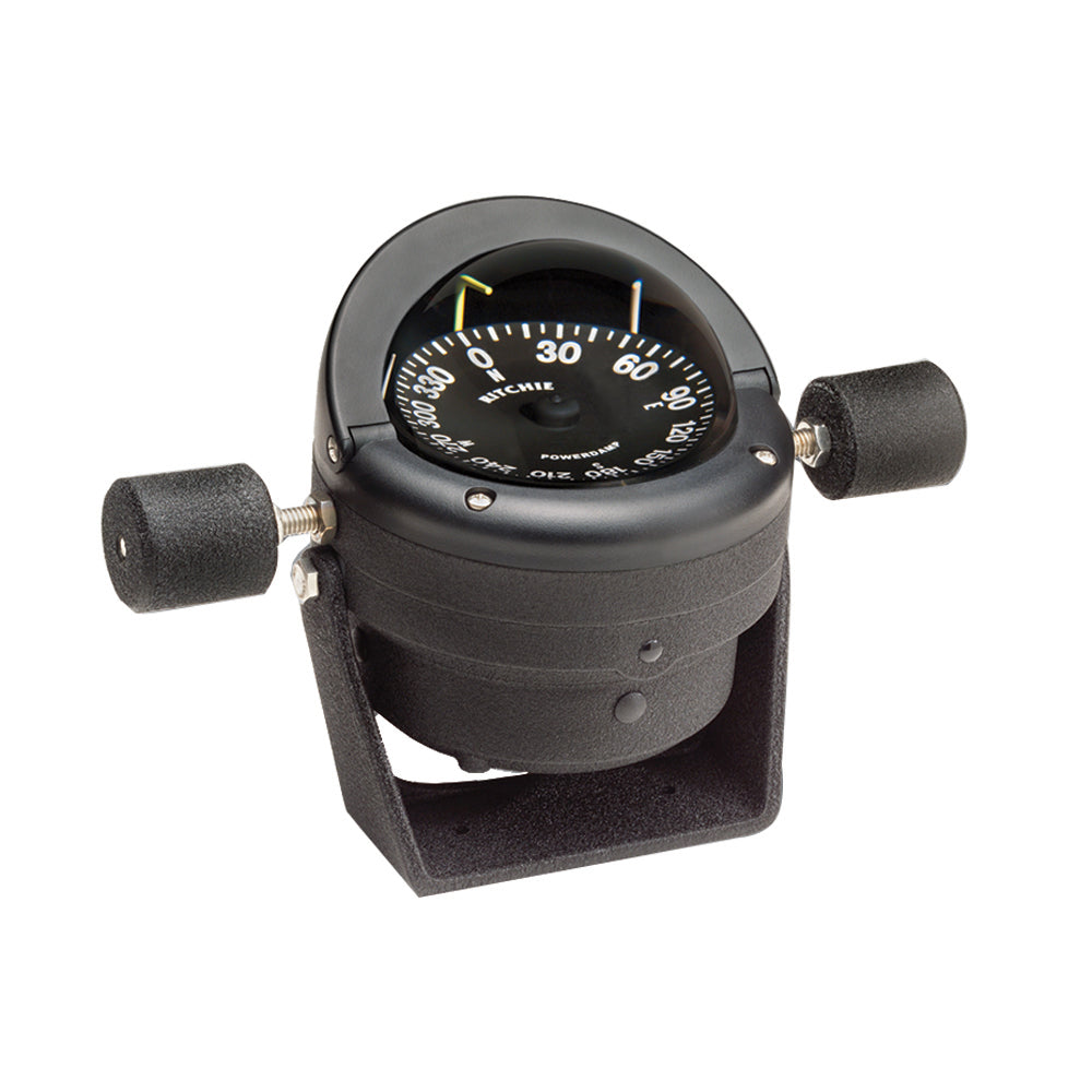 Ritchie HB845 Helmsman Steel Boat Compass  Bracket Mount  Black