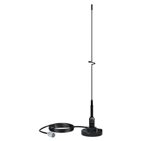 Shakespeare VHF 19 5218 Black SS Whip Antenna  Magnetic Mount