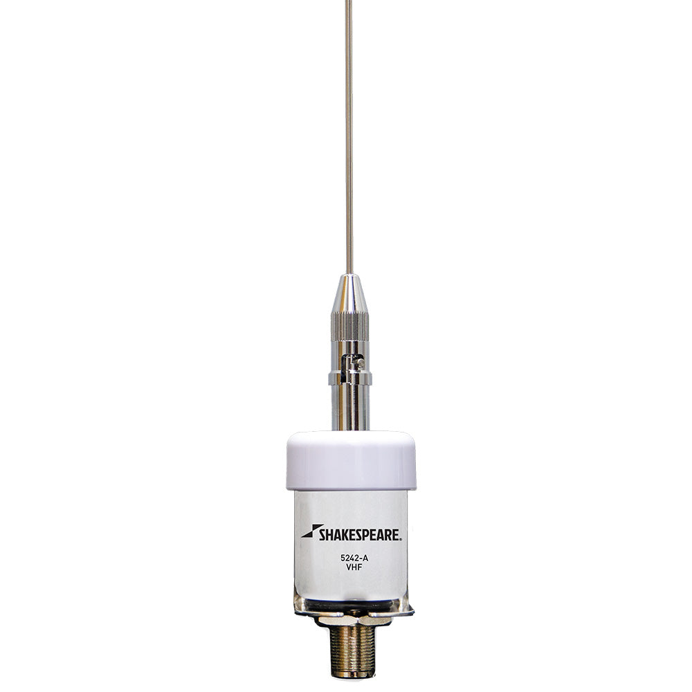 Shakespeare VHF 36in 5242A SS Whip Low Profile EndFed Antenna  No Cable
