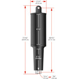 Lenco 101XD Extreme Duty Actuator  12V  214 Stroke  516 Hardware