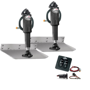 Lenco 9 x 9 Standard Trim Tab Kit wStandard Tactile Switch Kit 12V