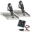 Lenco 9 x 9 Edgemount Trim Tab Kit wLED Indicator Switch Kit 12V