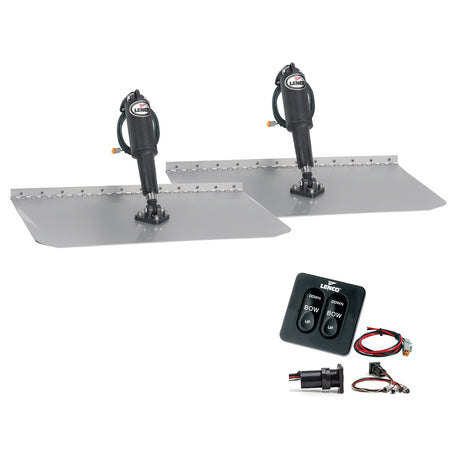 Lenco 12x12 Standard Trim Tab Kit wStandard Integrated Switch 12V