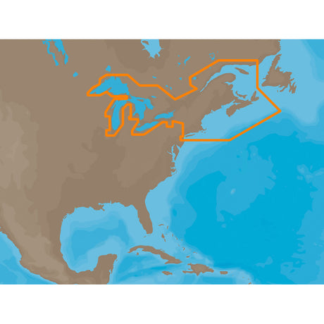 CMAP MAX NAM026  Great Lakes  The Maritimes  SD Card